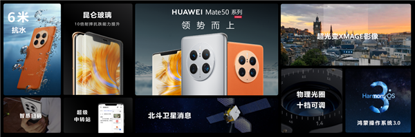 黑科技旗舰王者华为Mate50系列正式发布 以极致创新解锁高端旗舰新体验